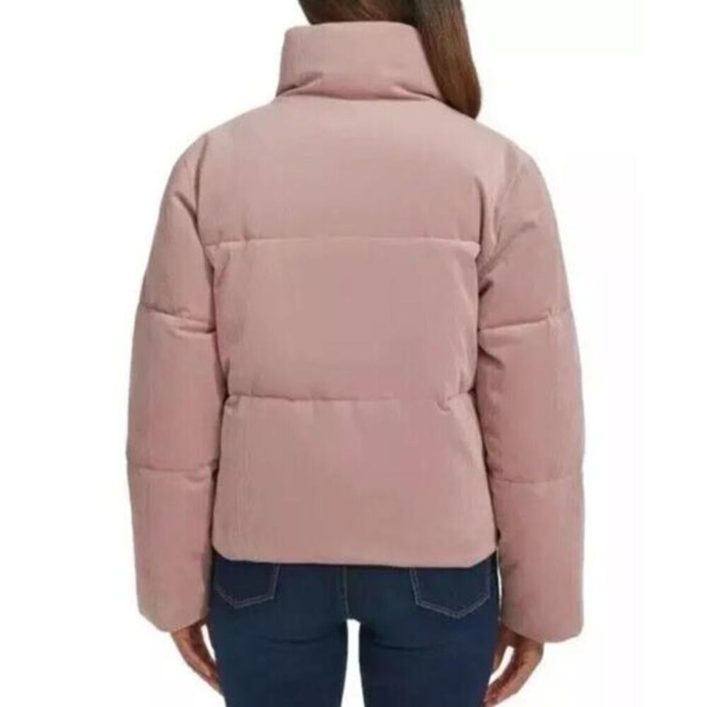 Levi's Ladies' Corded Puffer Jacket, Pink, Medium, NWT - Picture 2 of 3